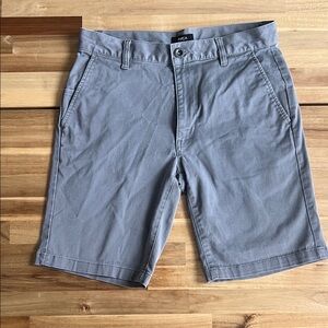 RVCA Men's Slate Gray Flat Front Shorts